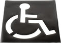 Handicapped Symbol Parking Lot Stencil, Pack of 2 C46467