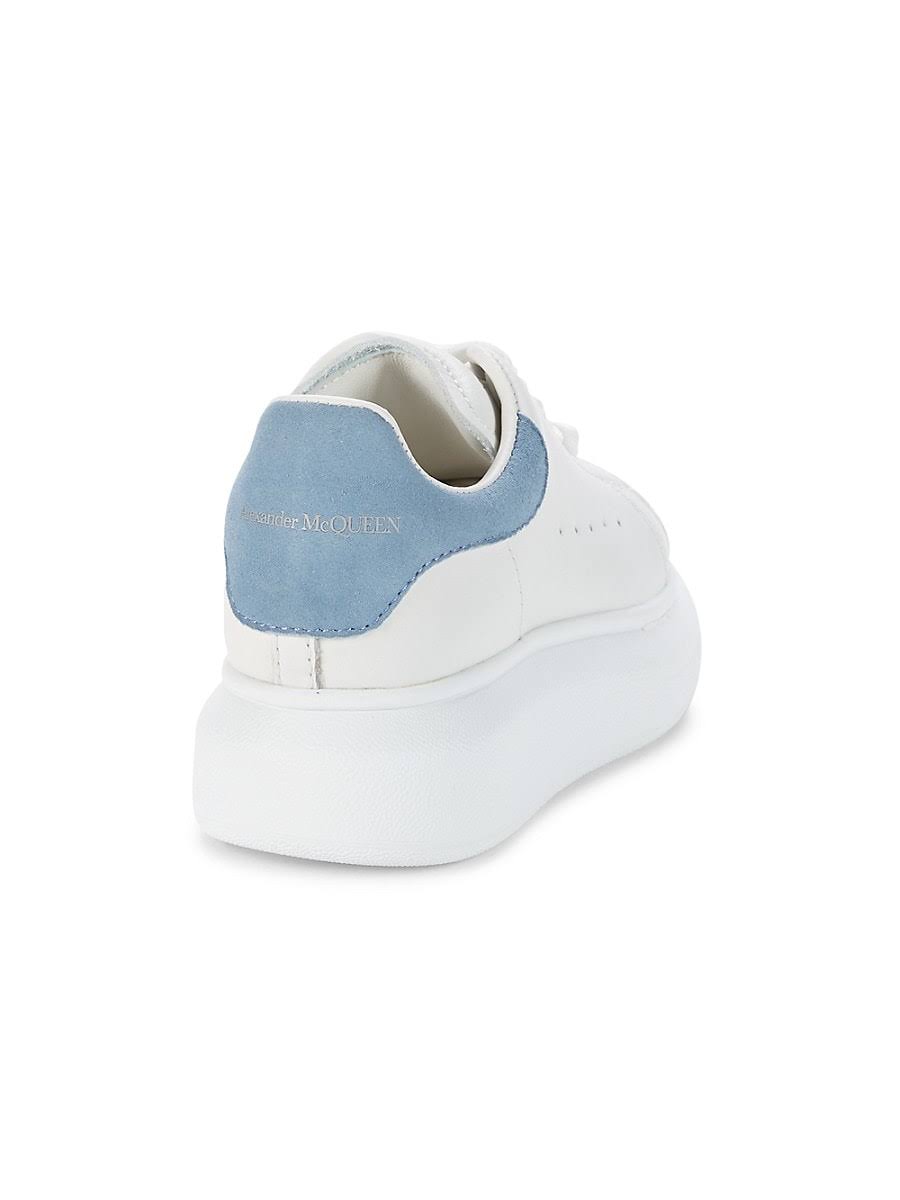 Oversized Lace-Up Leather Trainers X90996