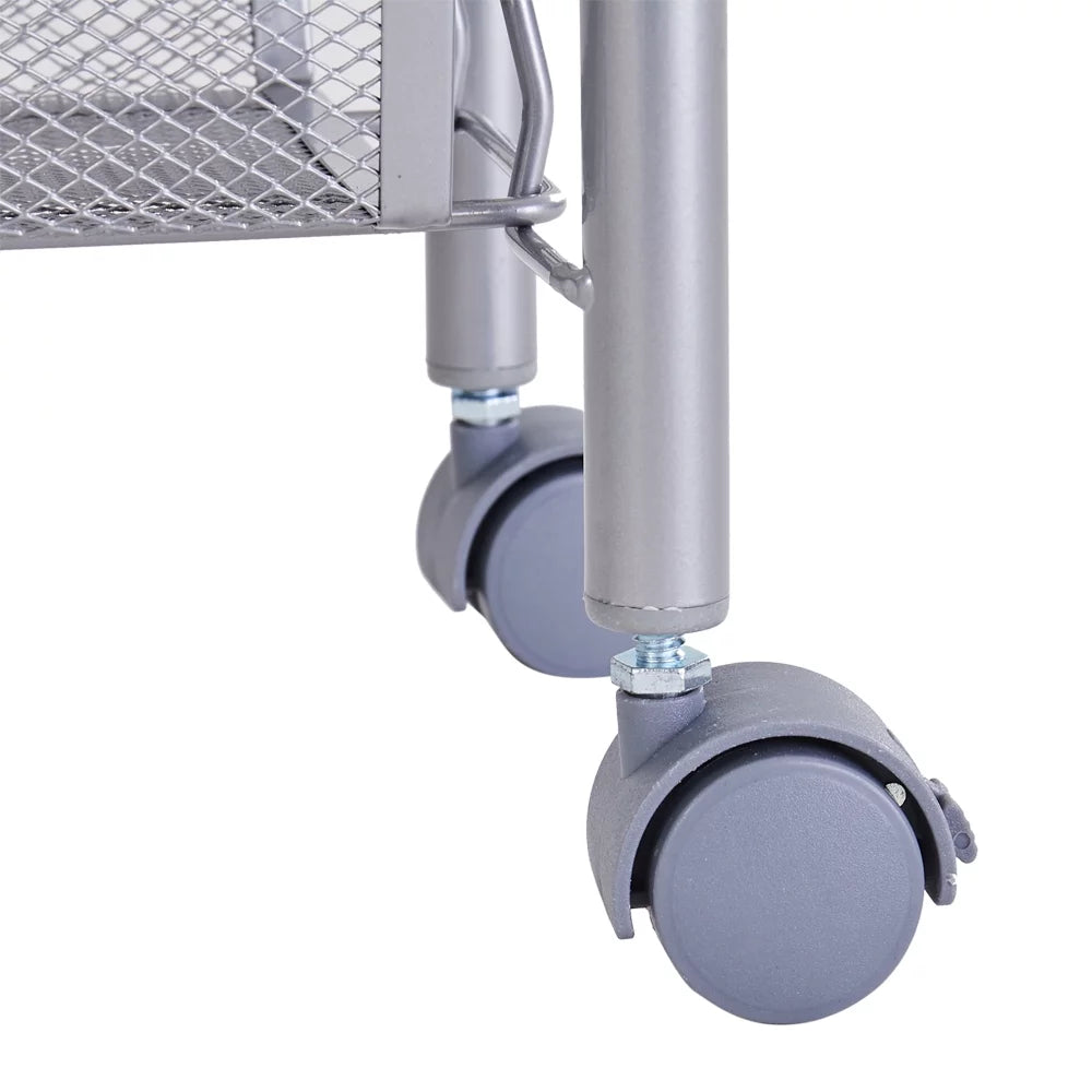 4 Tier Slim Rolling Storage Cart O81765