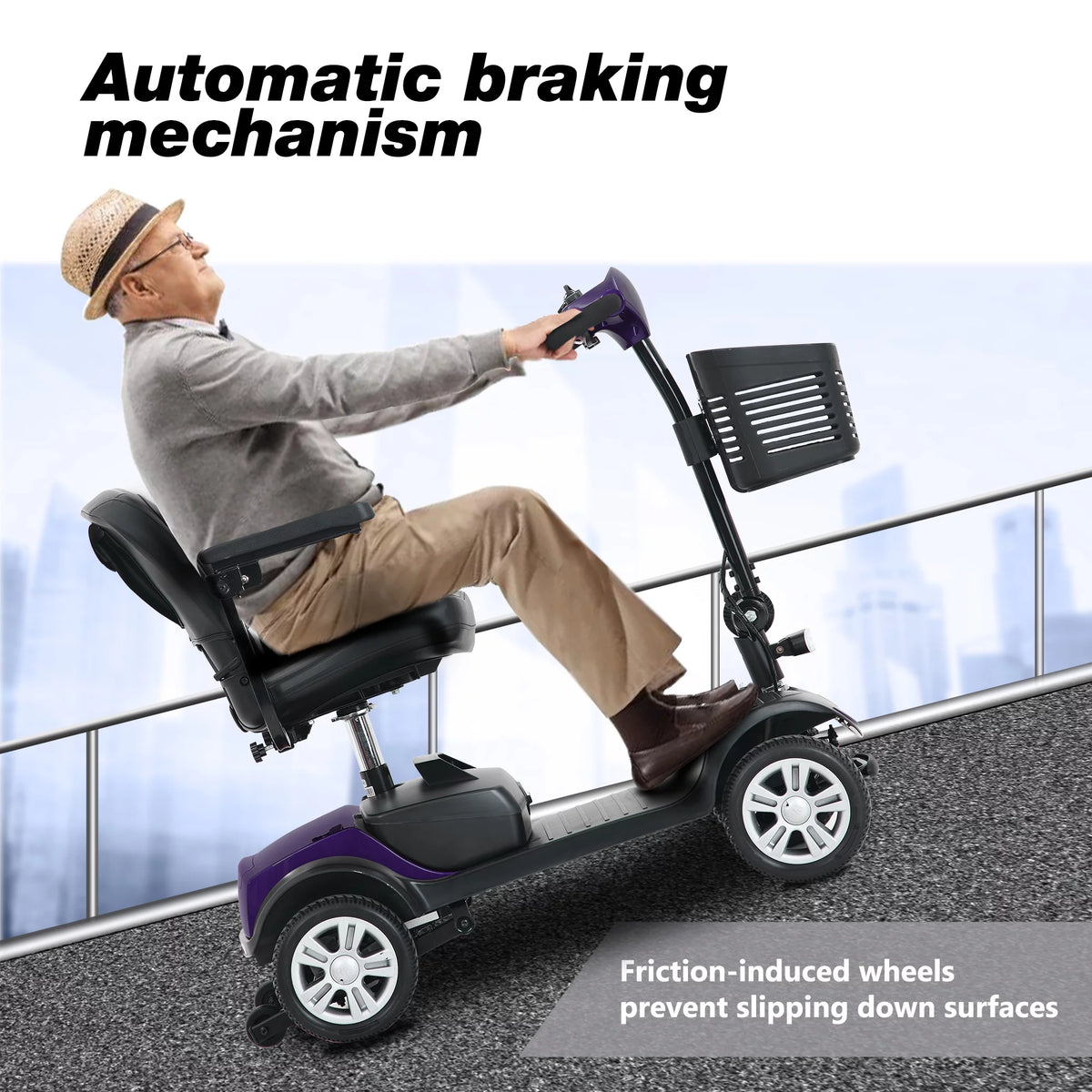 Heavy Duty Foldable Mobility Scooter Q84000
