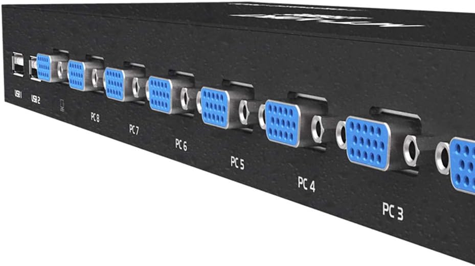 8 Port KVM Switch with VGA USB Cables, Pack of 2 Z207597