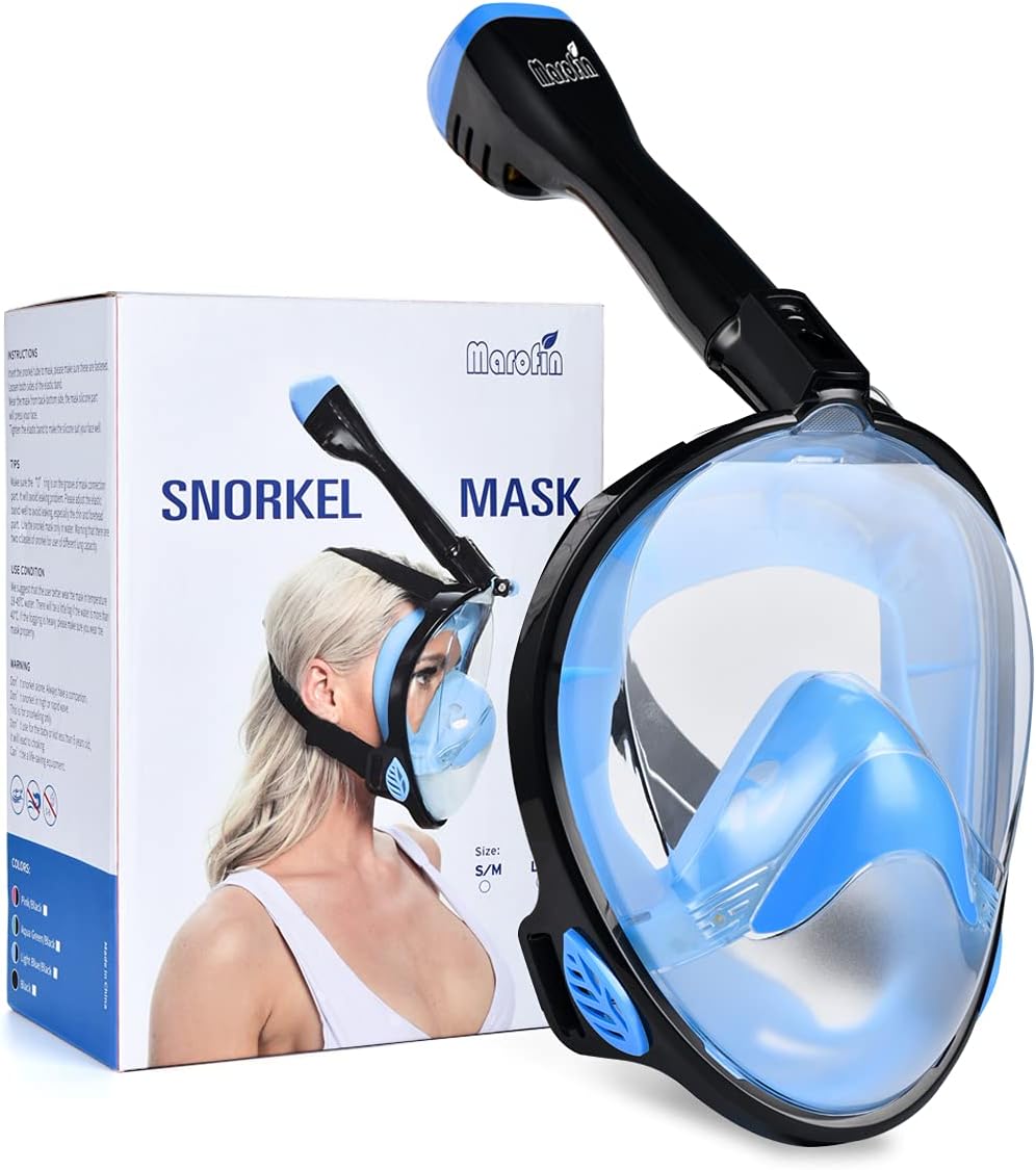 Full Face Snorkel Mask with Camera Mount R159