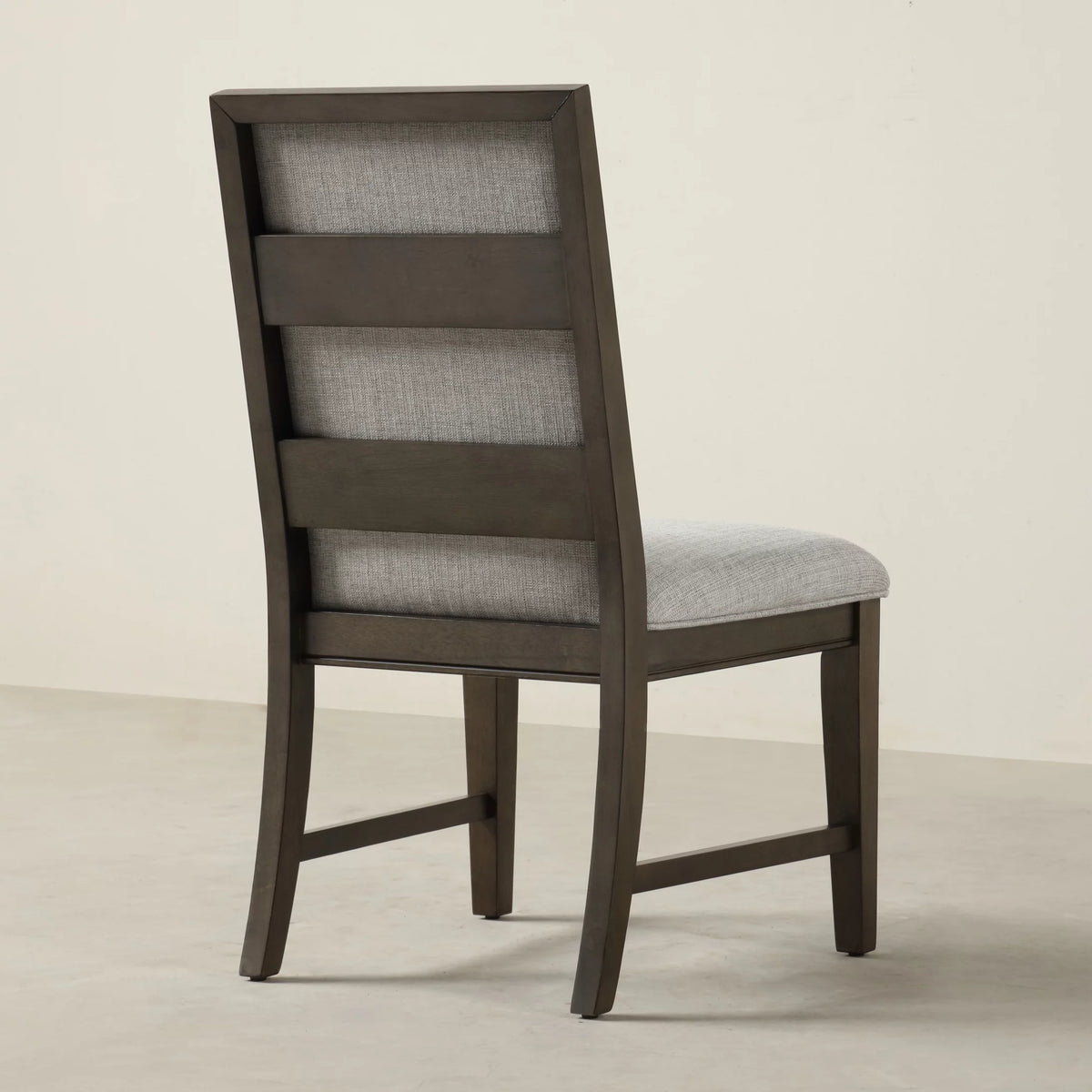 Gray Wood Dining Room Set Table with 4 Side Chairs X816