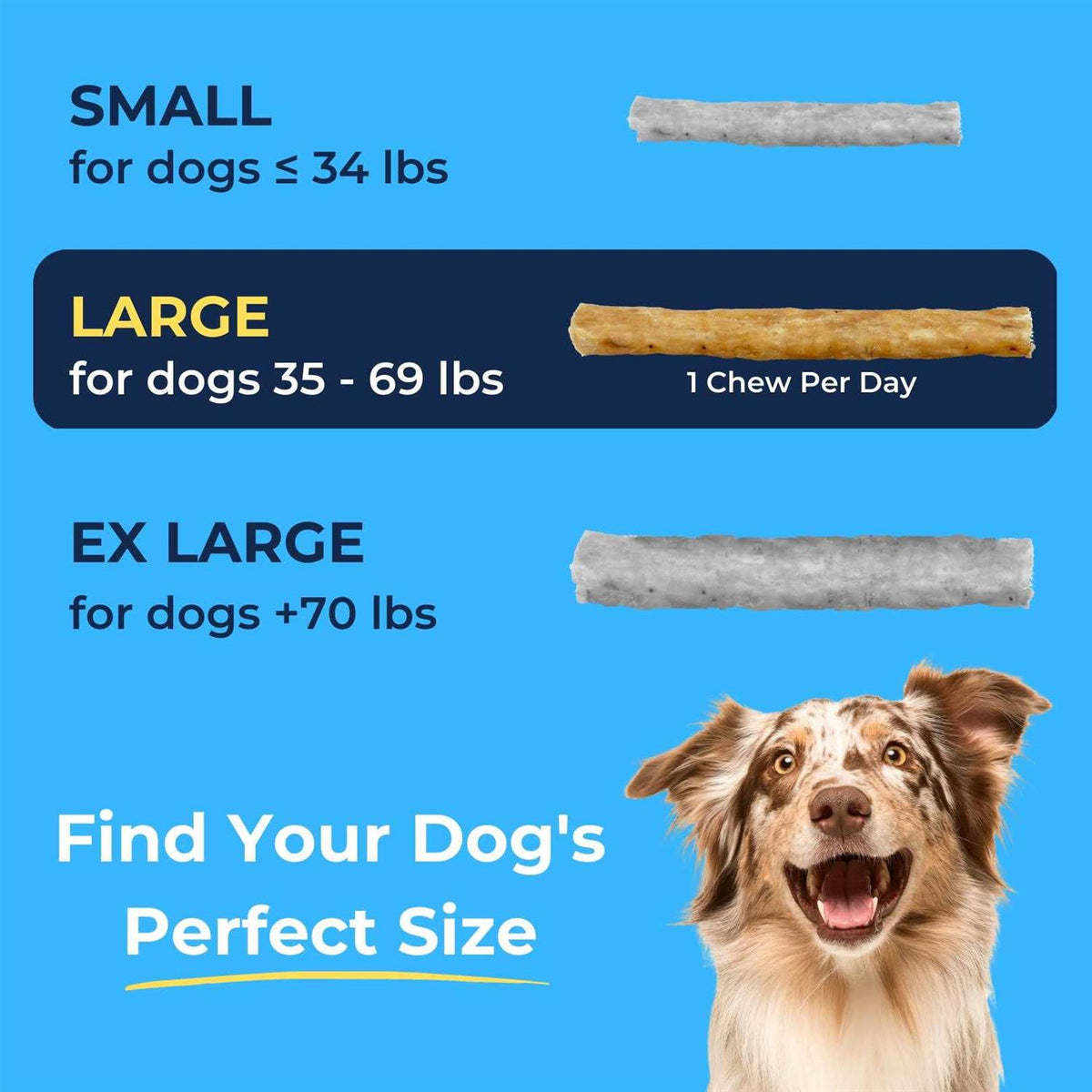 Soft Rawhide Chews Dogs U18745