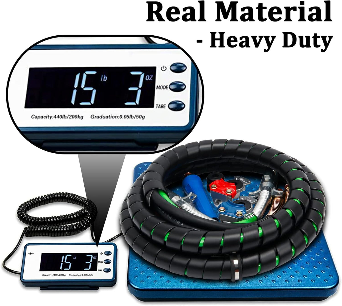 12 FT Semi Truck Air Hose Kit with Glad Hands B6999