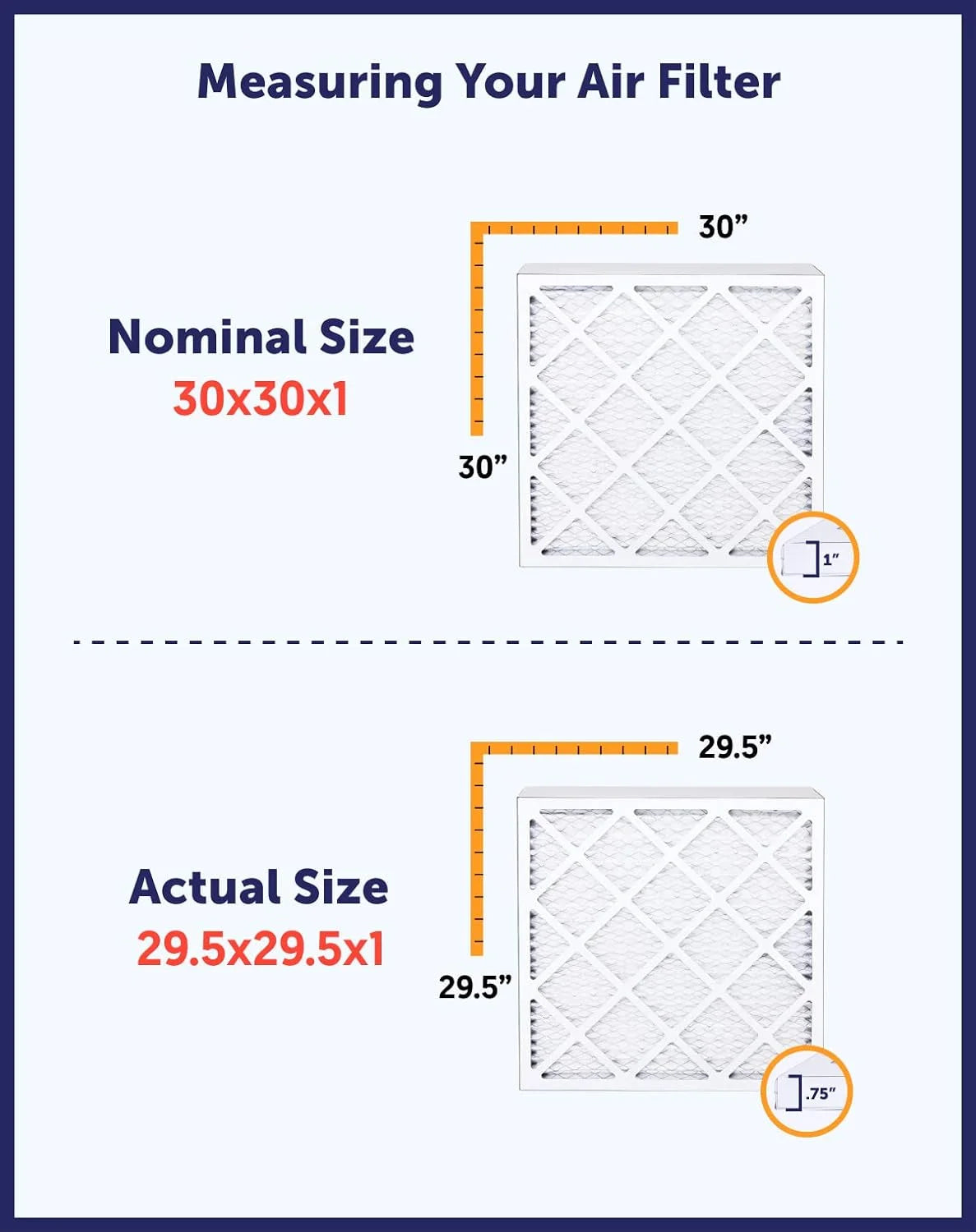 8x66x1 MERV 8 Pleated HVAC Air Filter 4-Pack C44096