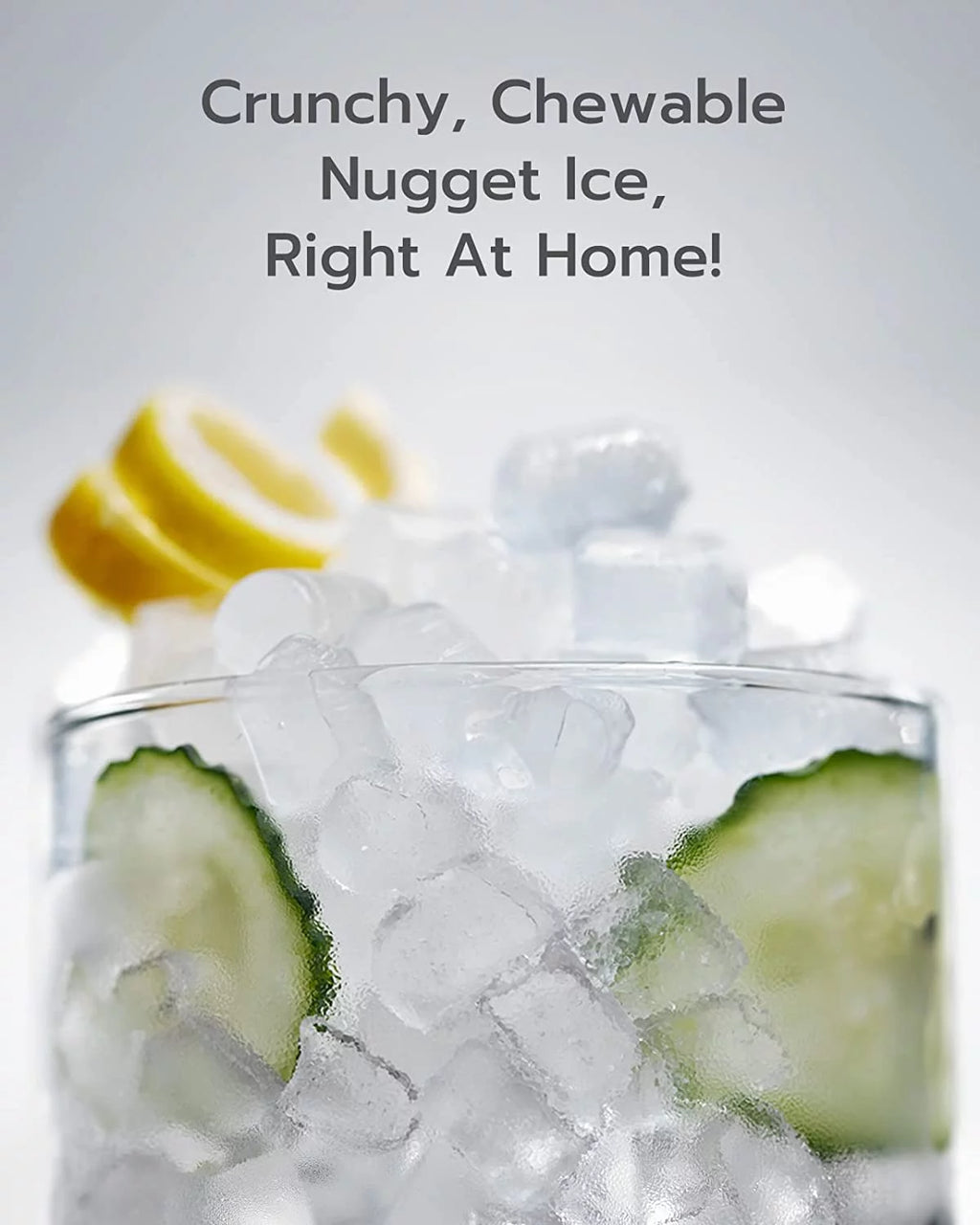Countertop Stainless Steel Nugget Ice Maker D44245
