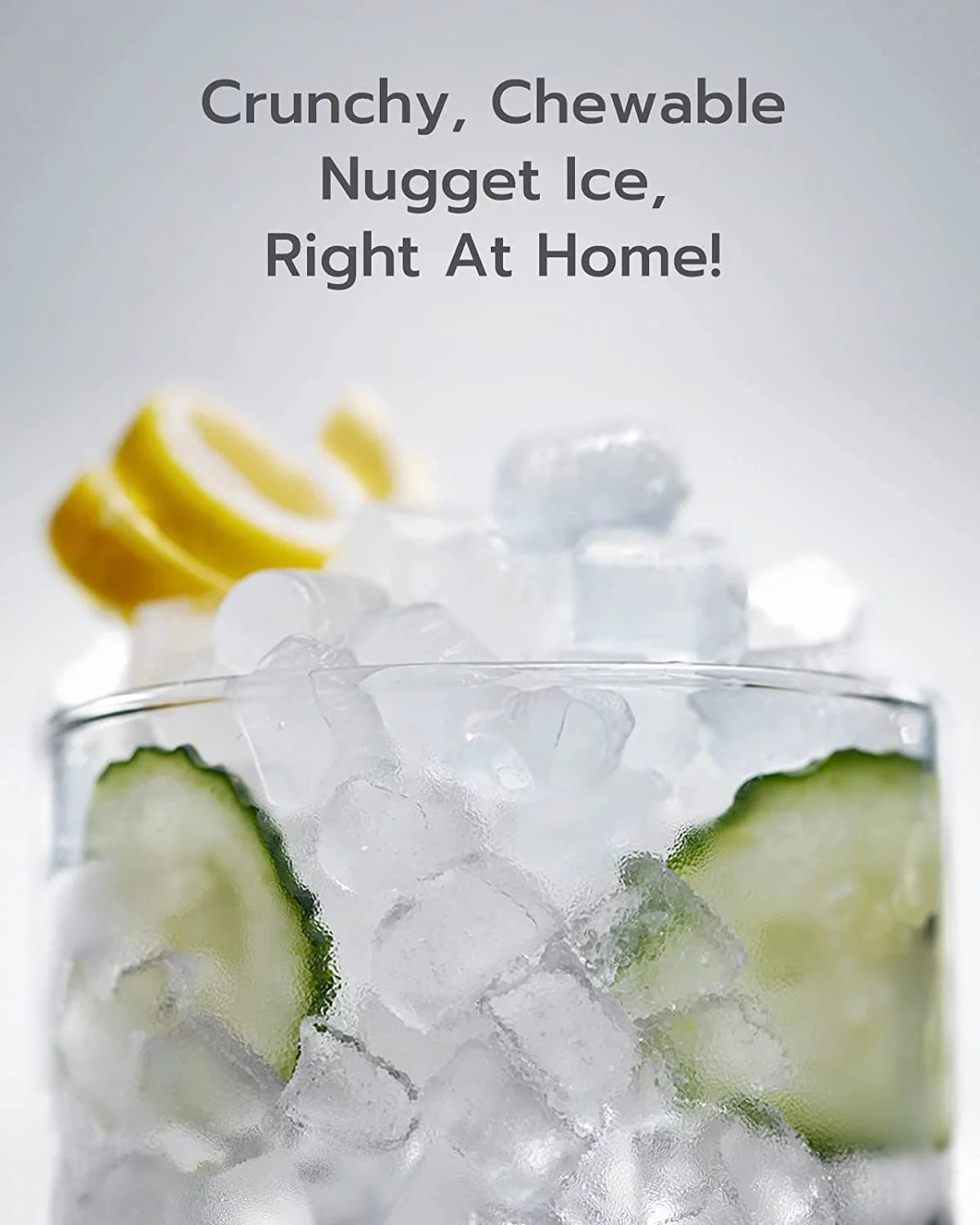 Countertop Stainless Steel Nugget Ice Maker D44245
