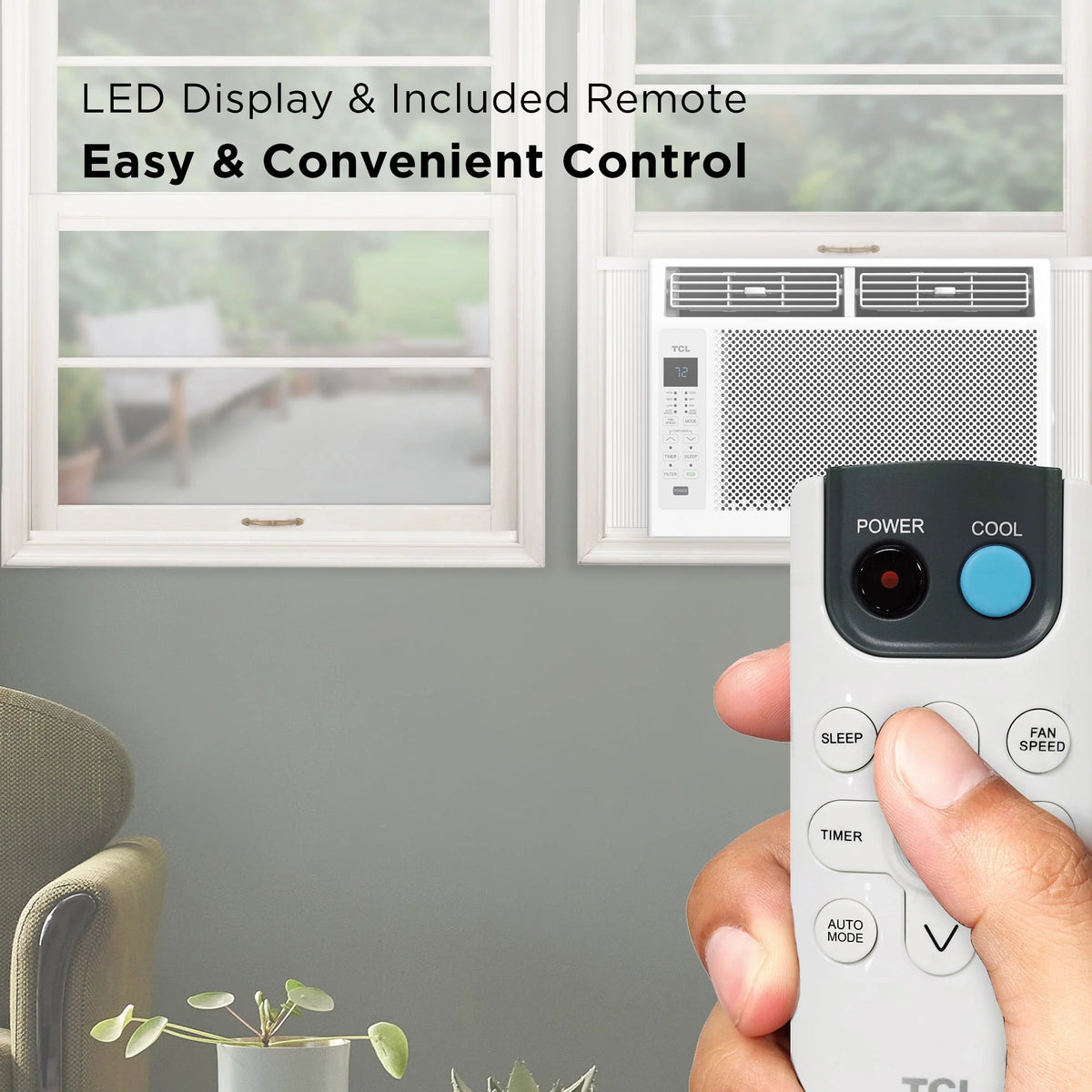 5,000 BTU White Window Air Conditioner A941
