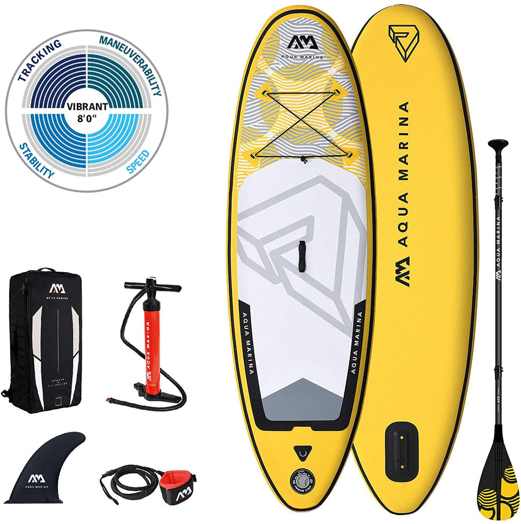 Vibrant Youth iSUP 2.44M with Paddle and Safety Leash O69927