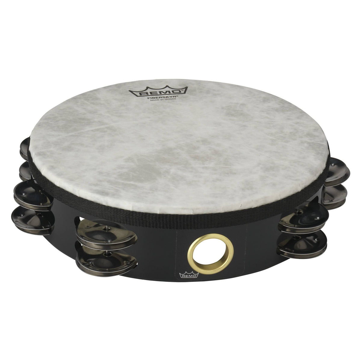 8 inch Black Double Tambourine D955600