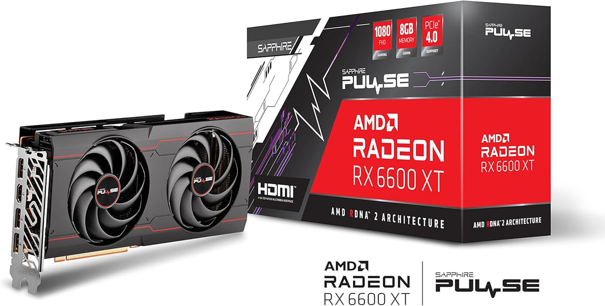 AMD Radeon RX 6600 XT Gaming Graphics Card with 8GB GDDR6 W125162