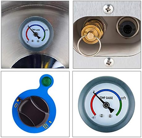 14L High Pressure Steam Autoclave Sterilizer Box Medical Sterilization Equipment 110V Class N D448