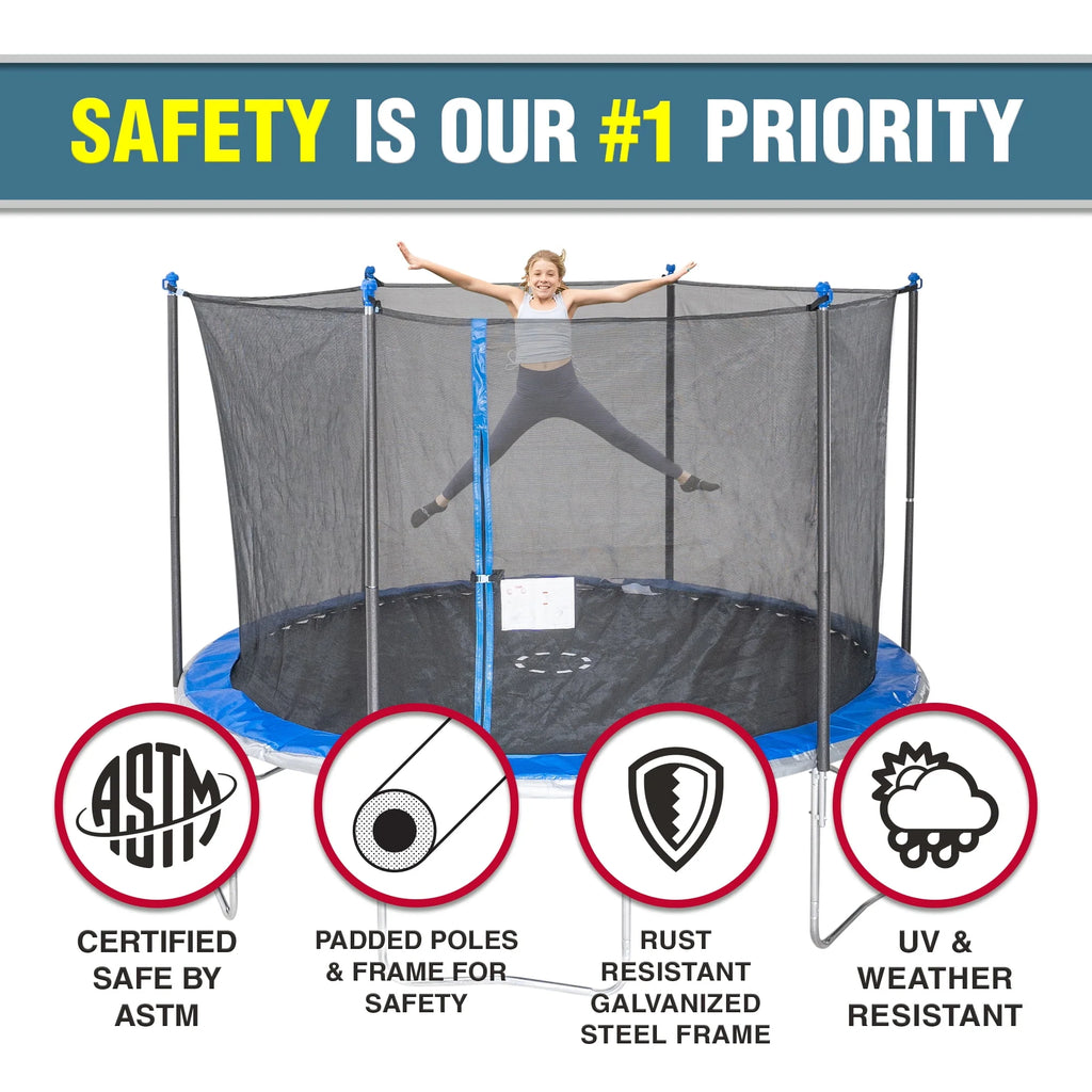 12' Trampoline with Safety Enclosure S209