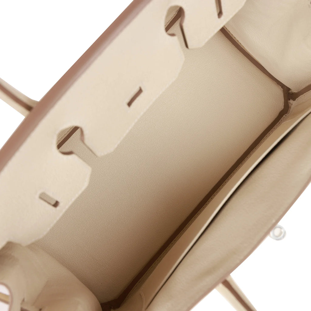 Birkin 30 Craie Epsom Palladium Hardware R152