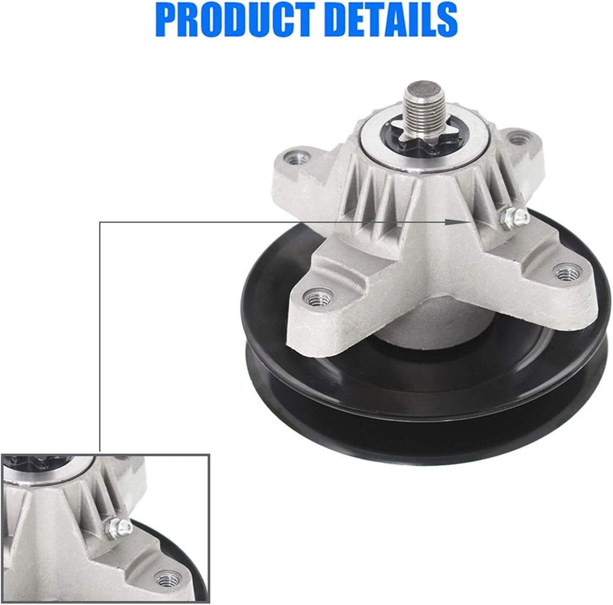 2 Pack Spindle Assembly with Pulley O973