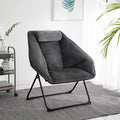 Grey Micromink Folding Chair Y340