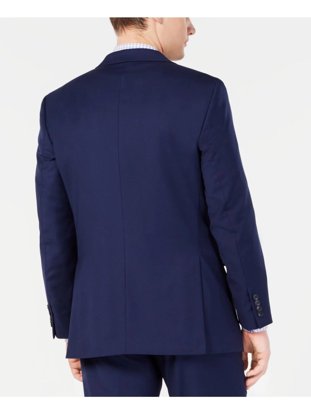 Navy Slim Fit Stretch Single Breasted Blazer Jacket V591670
