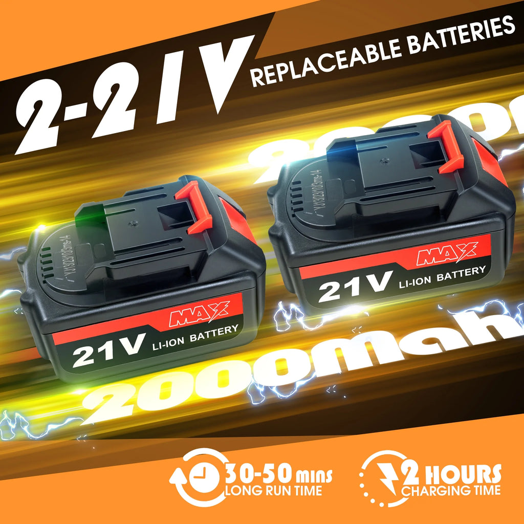 12 inch Cordless Electric Chainsaw with 2 Battery Q635323