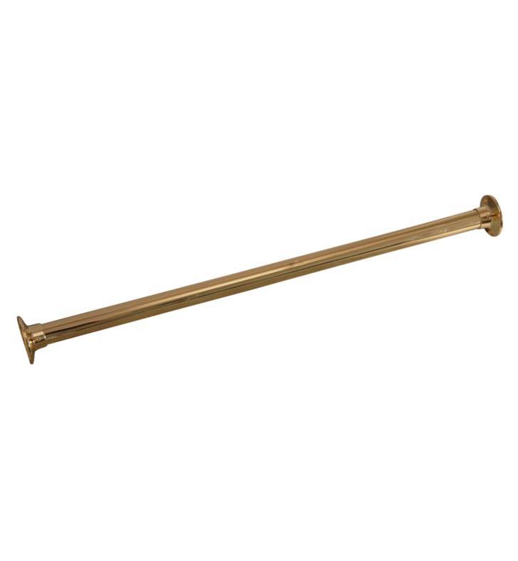 84x22 Straight Shower Rod - White X400412