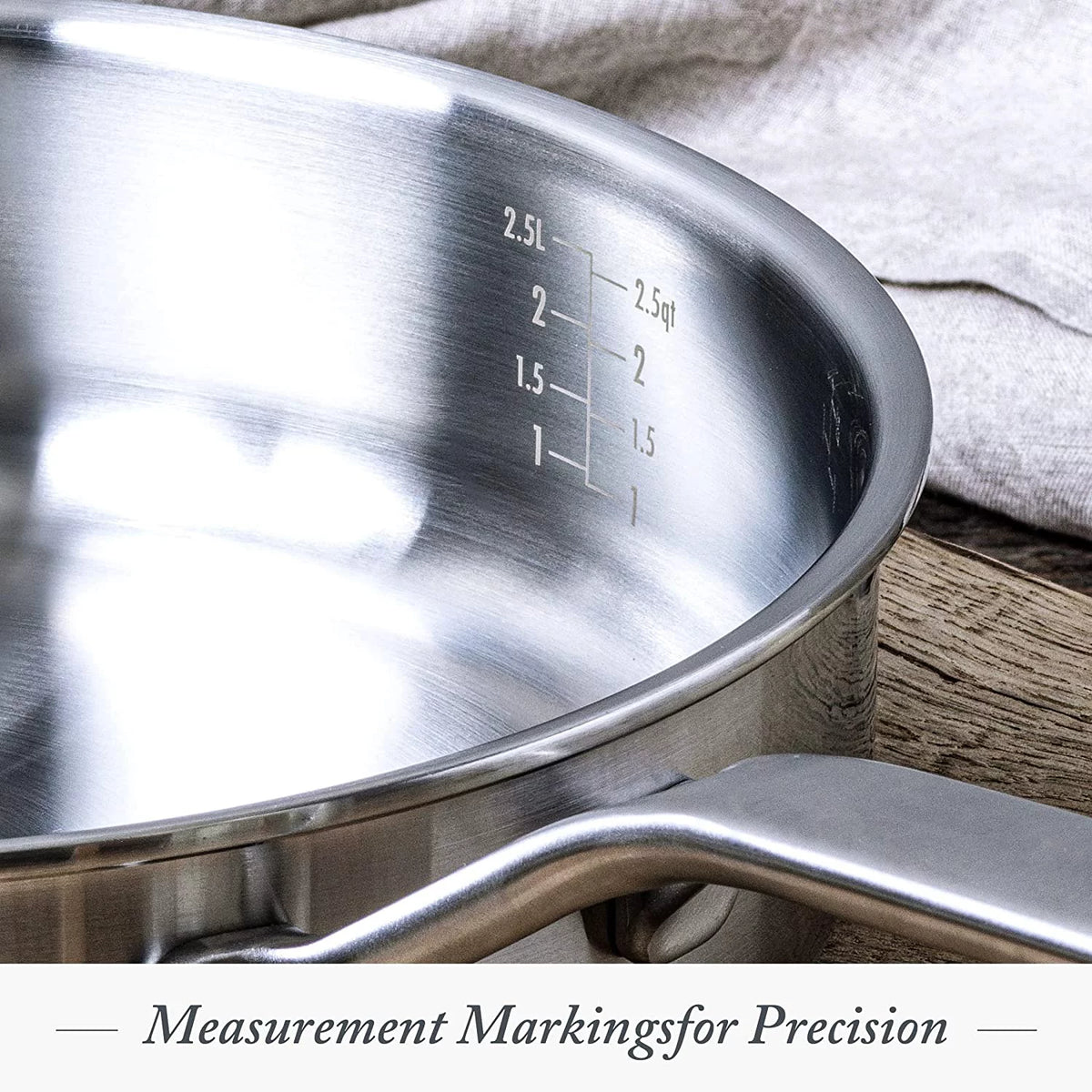 14 Piece Stainless Steel Cookware Set S172