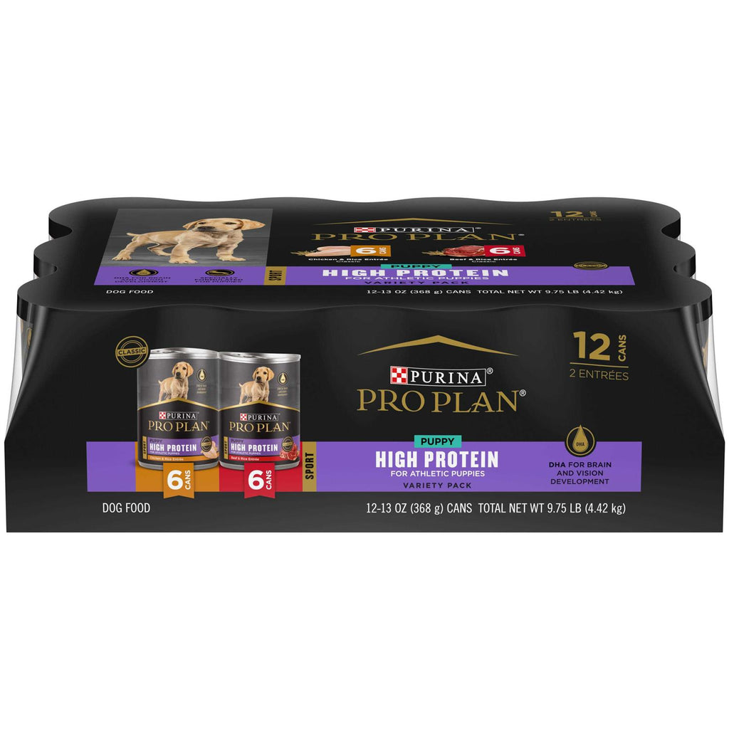 Beef Chicken & Rice Wet Puppy Food Variety Pack Z7364