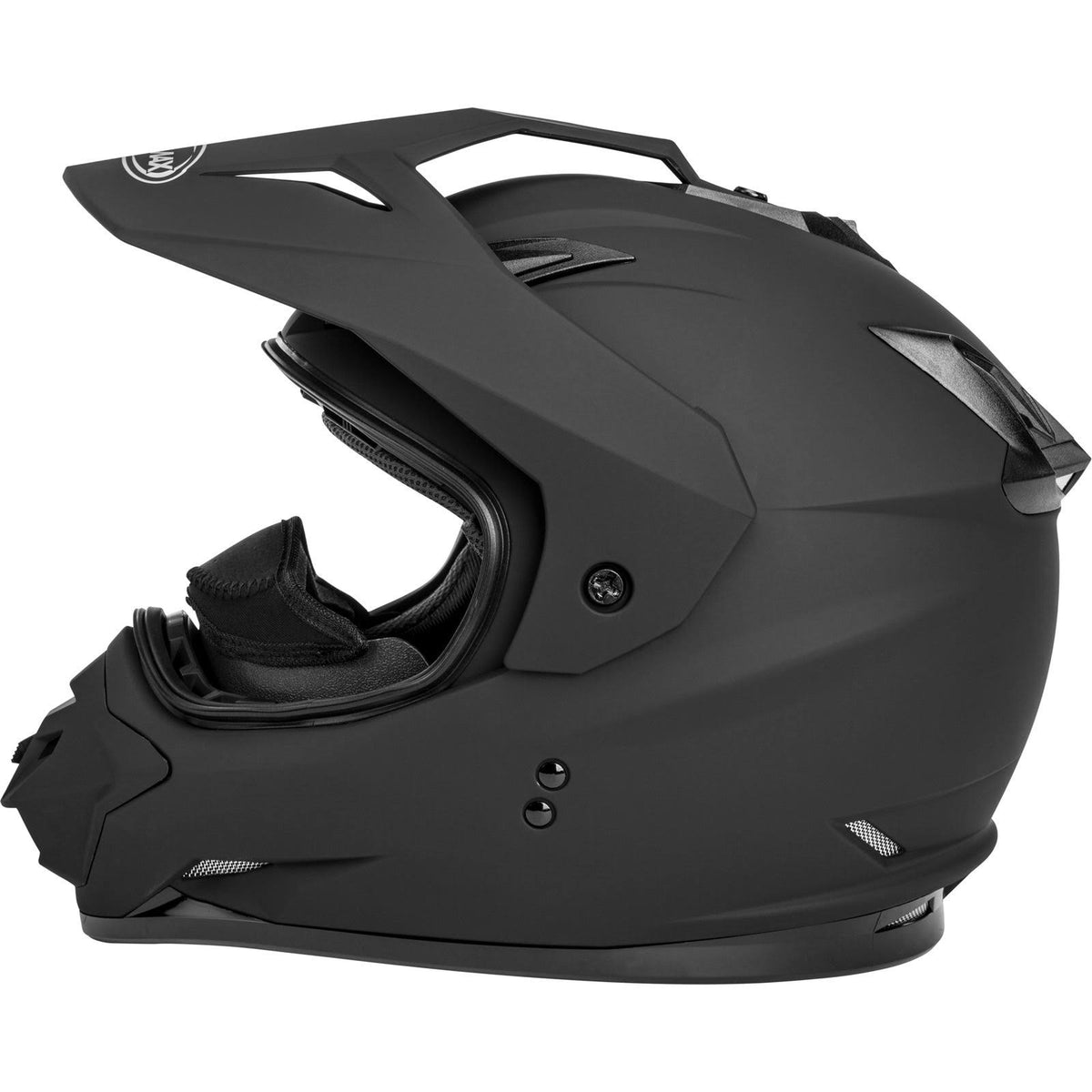 Matte Black Dual-Sport Snow Helmet Q710