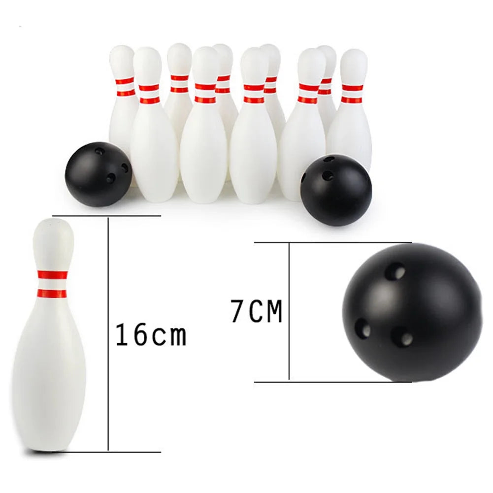 12Pcs/Set Toddler Kids Bowling Game Set Outdoor Indoor Sports Toy B889