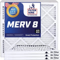 8x66x1 MERV 8 Pleated HVAC Air Filter 4-Pack C44096