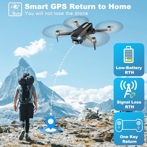 2K HD FPV Foldable Camera Drone E414993