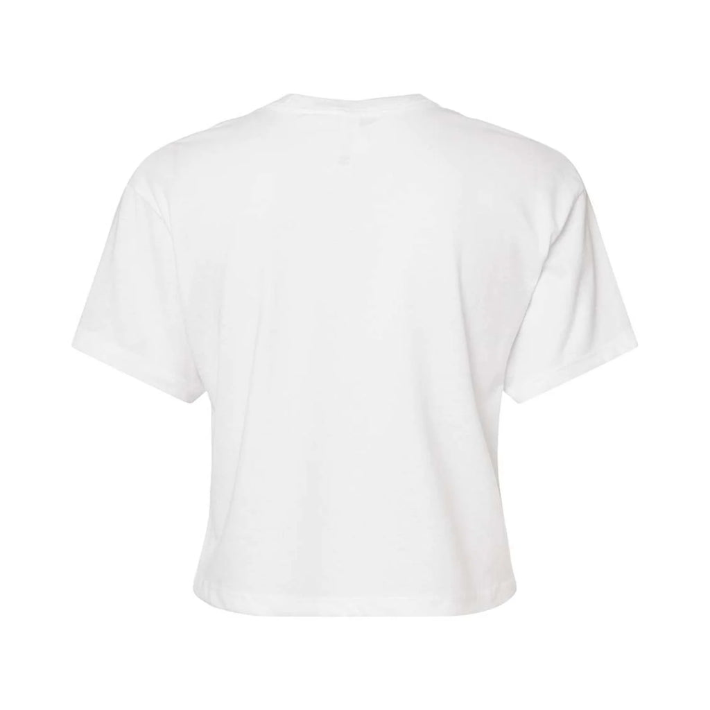 Juniors Cropped Cotton Blend T-Shirt D298