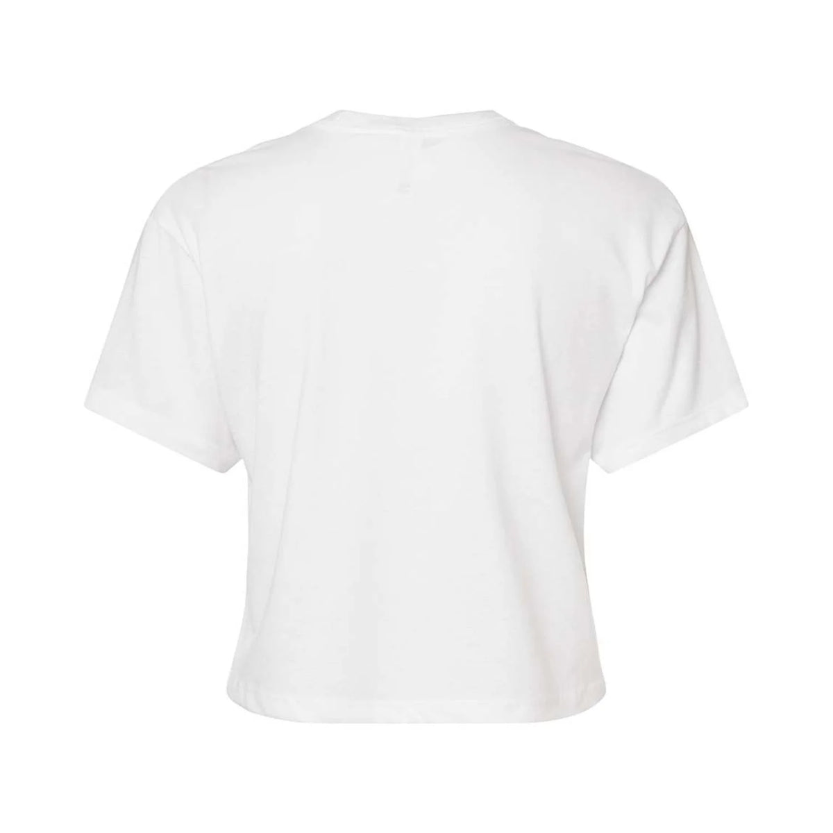 Juniors Cropped Cotton Blend T-Shirt D298