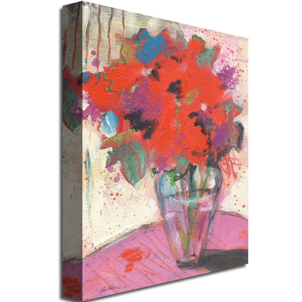 Scarlet Bouquet Canvas Art R976
