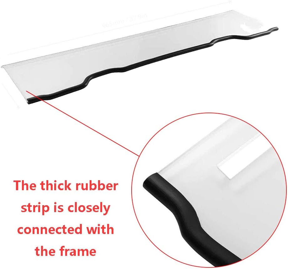 UTV Front Half Windshield Scratch Resistant Heavy Duty Windscreen Pack of 2 A453858