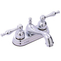 Chrome Two-Handle Centerset Lavatory Faucet with Pop-Up D823819
