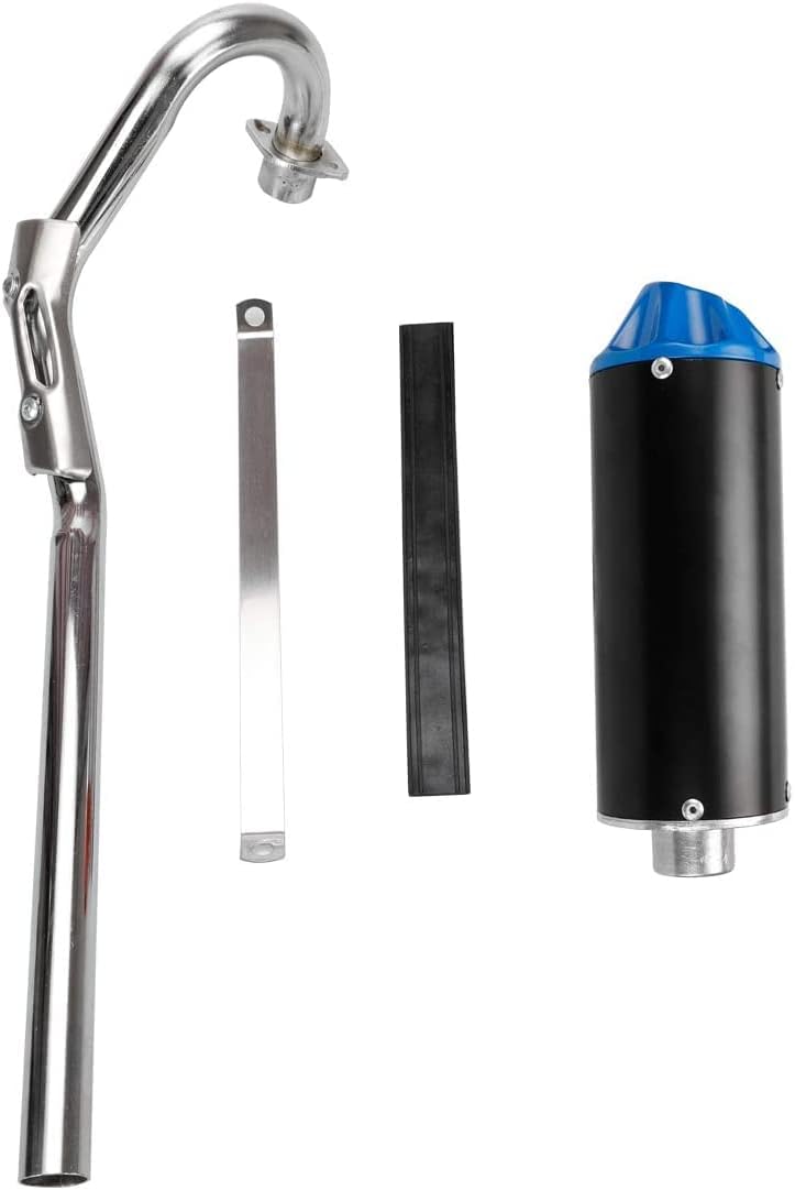 Blue Pack of 2 Exhaust Muffler Silencer Pipe Assembly Kit S9913