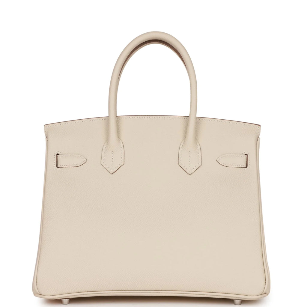 Birkin 30 Craie Epsom Palladium Hardware R152