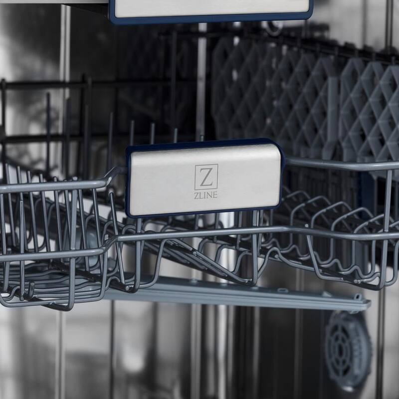 18 in. 8-Cycle Tall Tub Dishwasher with 3rd Rack in Black Stainless Steel C824784