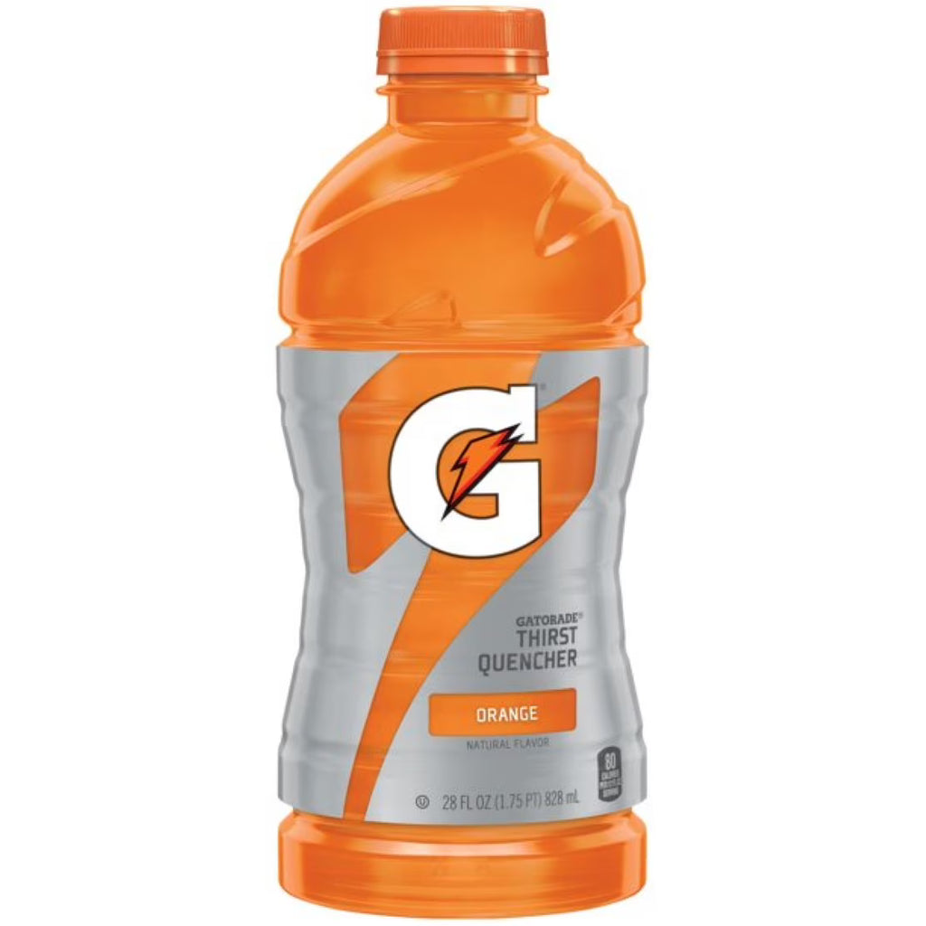 Orange Thirst Quencher Sports Drink, 28 oz Bottle, Quantity of 6 B16328