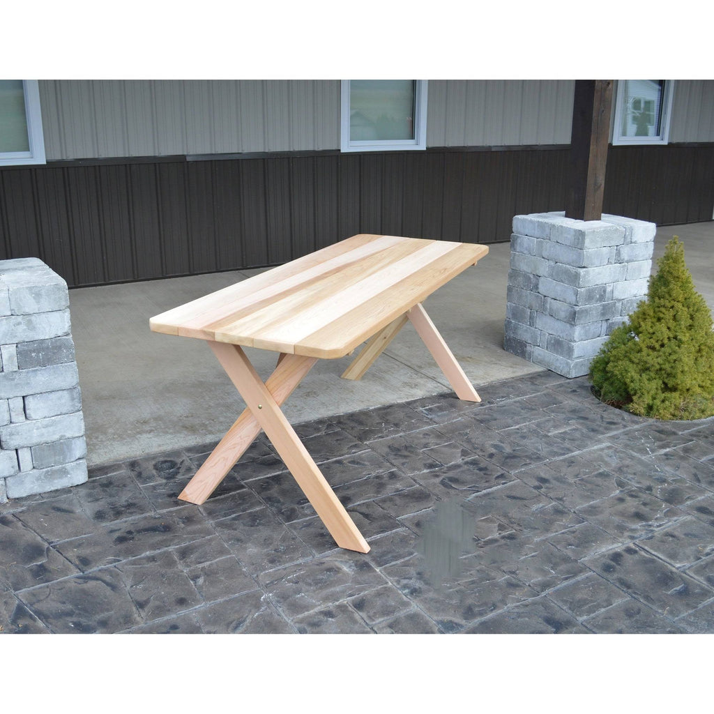Cedar Cross-leg Picnic Table B6864