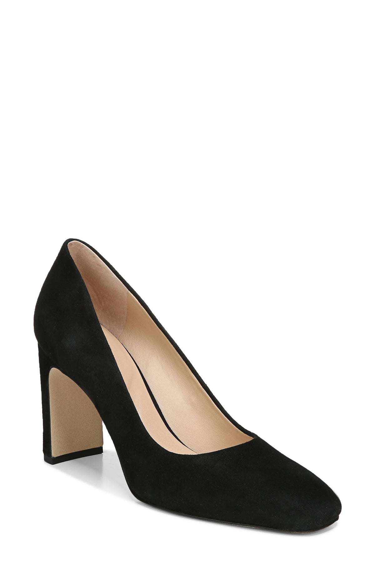 Black Suede Pumps W4326