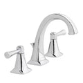 8 in. Widespread Double-Handle High-Arc Bathroom Faucet Polished Chrome T787