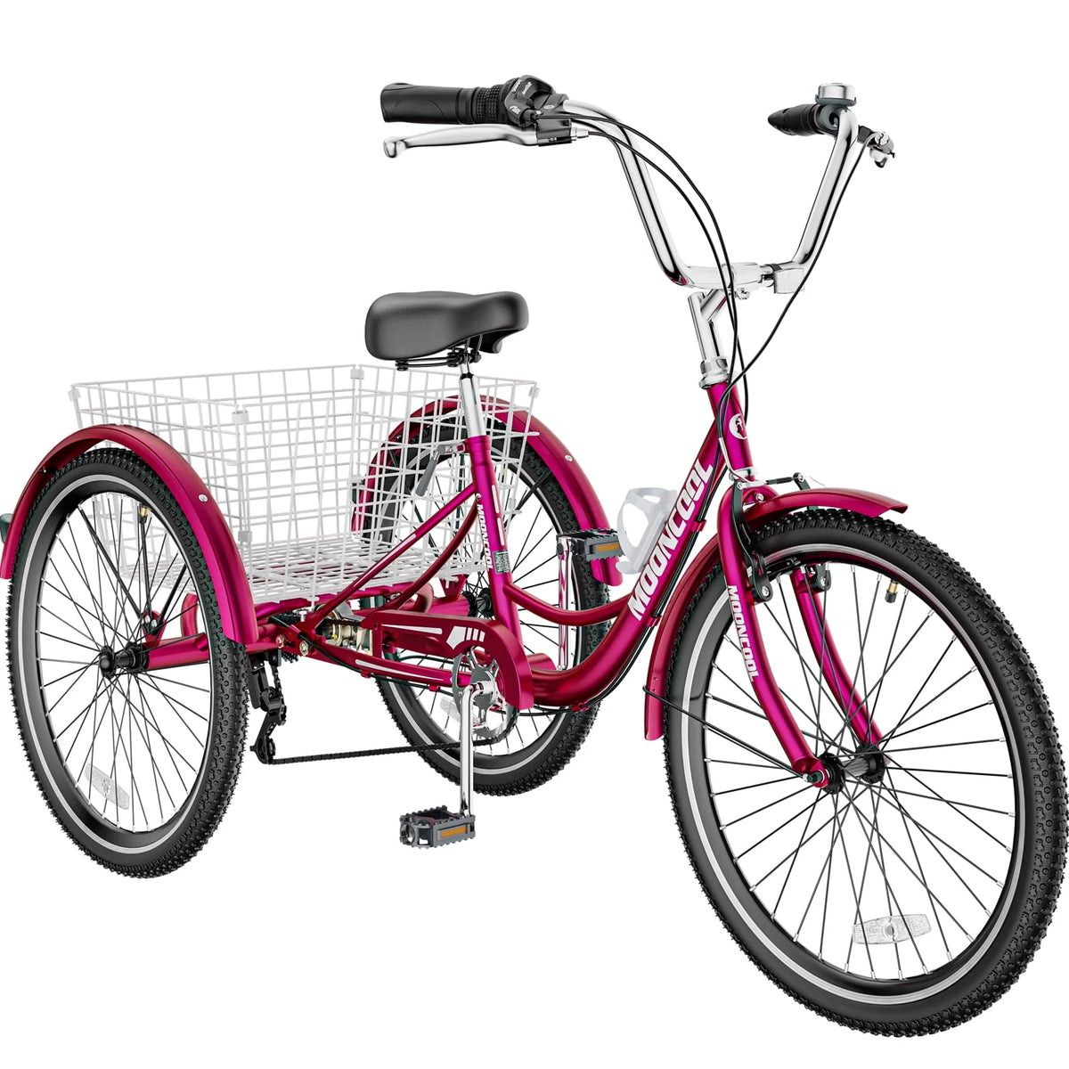3 Wheel Folding Tricycle 7 Speed Adult Trike R626