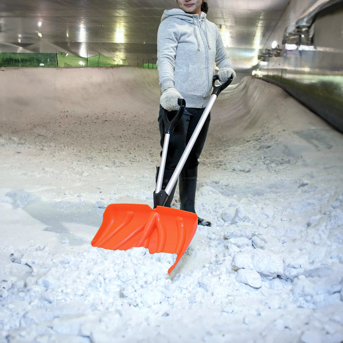 Orange 18 inch Snow Shovel F535992