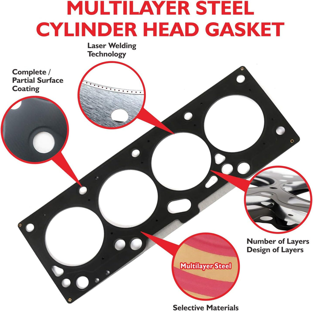 Head Gasket Set for Ford Focus Pack of 2 D895276