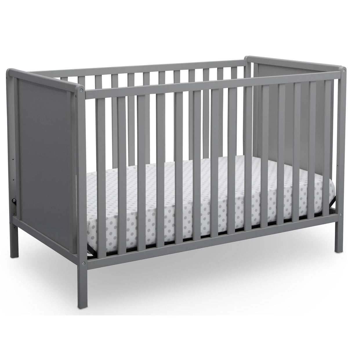 4-in-1 Convertible Crib, Grey X9130