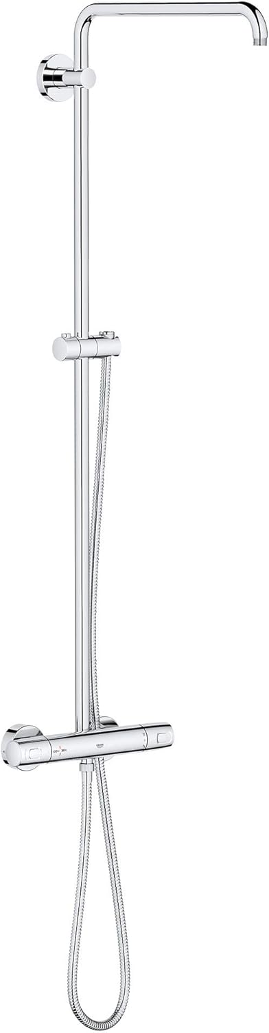 Chrome Thermostatic Shower System A3815