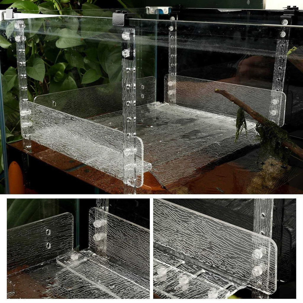Hanging Turtle Basking Platform Aquatic Reptile Ramp Dock W293