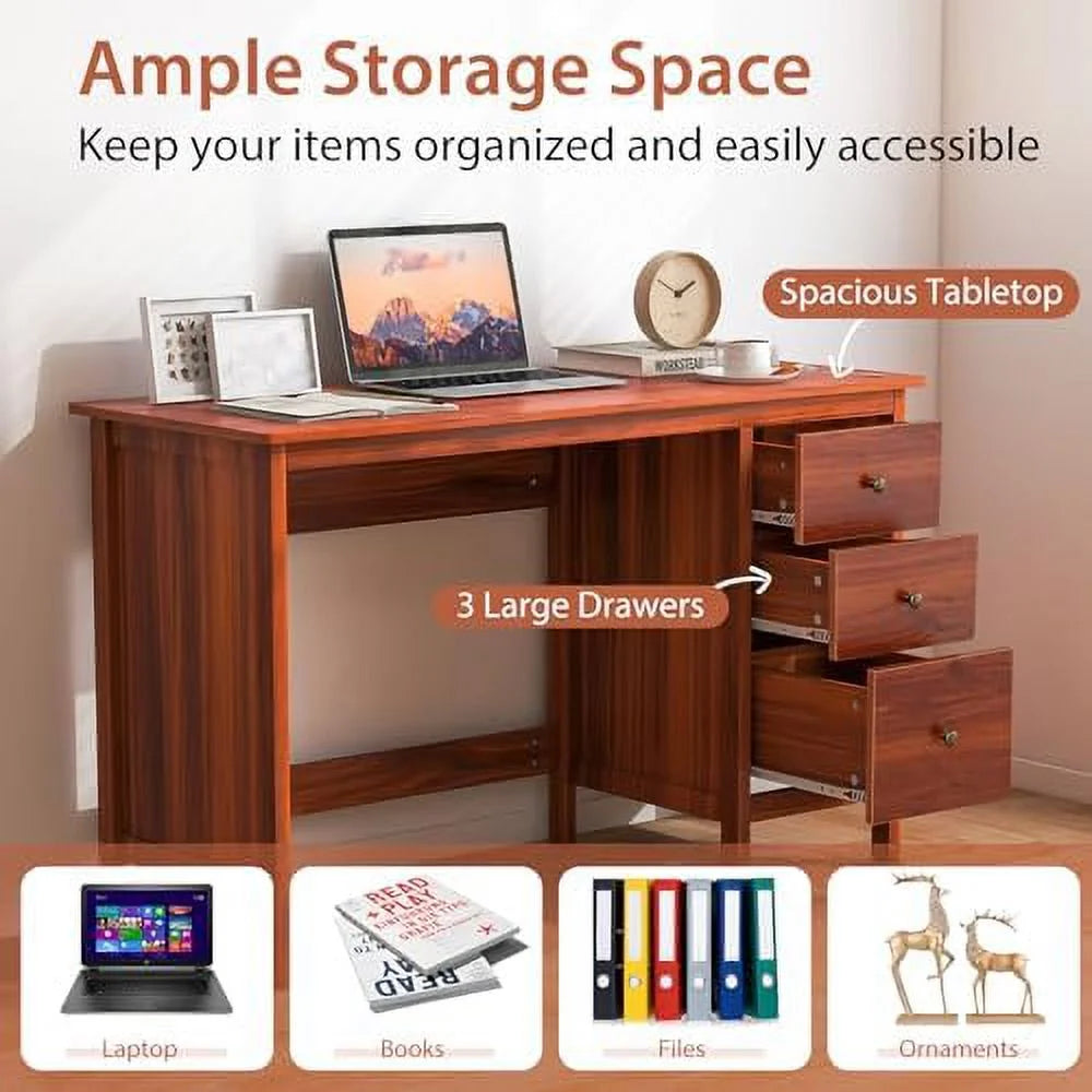 Black Desk with Drawers I947