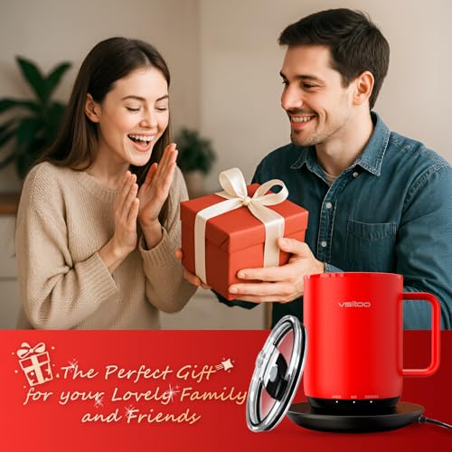 14oz Temperature Control Smart Heated Coffee Mug with Warmer N8283